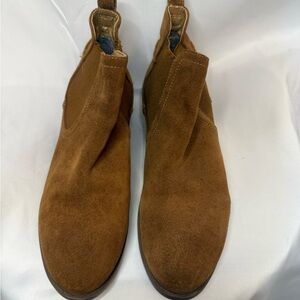 Steve Madden Tan Suede Ankle Booties